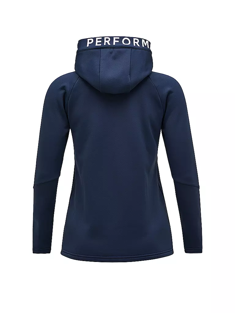 PEAK PERFORMANCE Damen Unterziehjacke Rider Hoodie dunkelblau